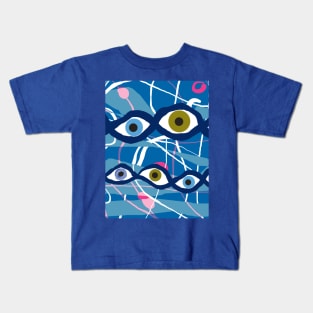 Audience - Abstract Art Kids T-Shirt